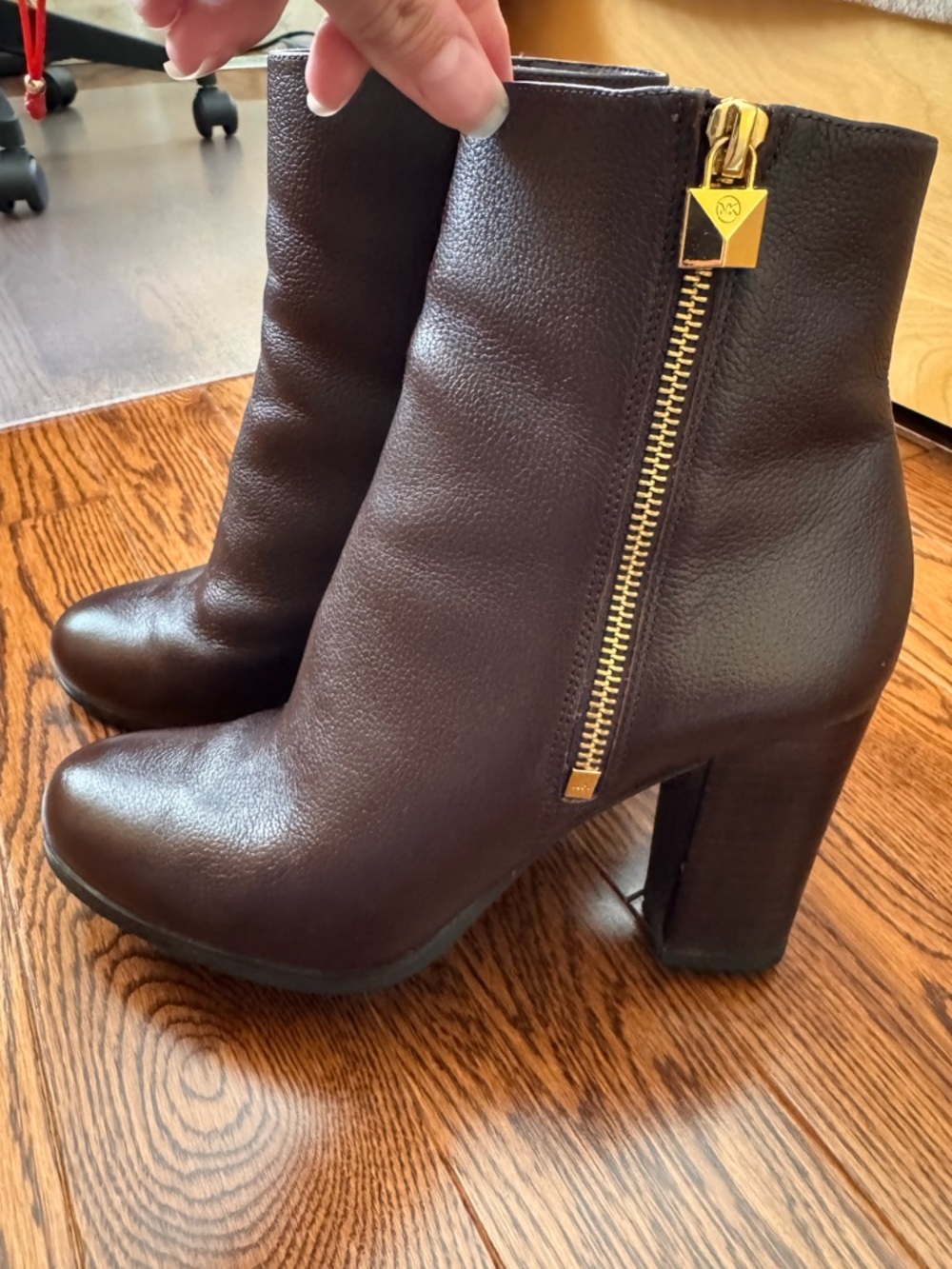 Michael Kors leather boots